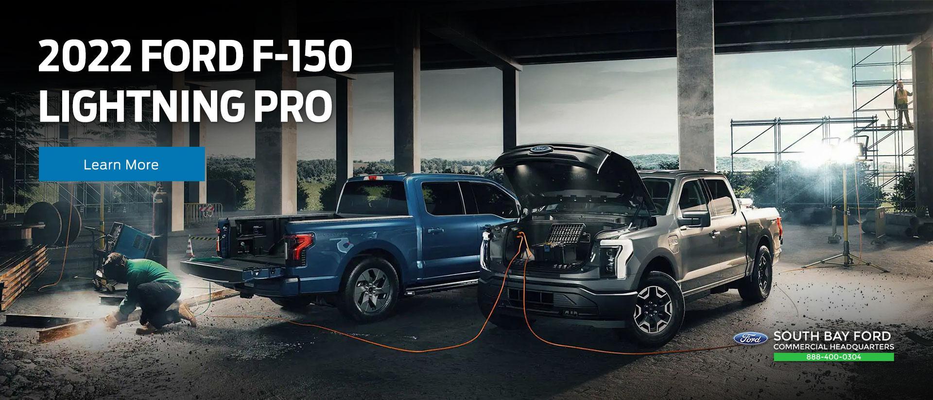 2022 Ford F-150 Lightning Pro | South Bay Ford Commercial