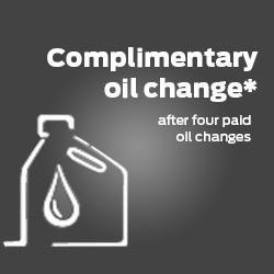 Complimentary Oil Change