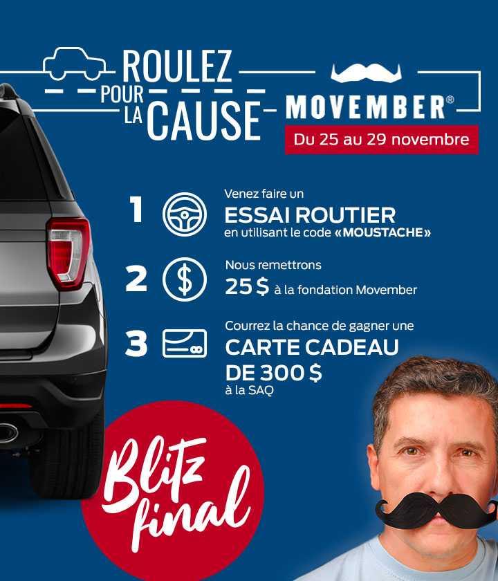 Roulez pour la cause! Movember Roulez pour la cause! Movember