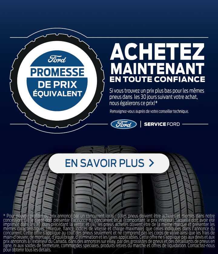 Promesse de prix équivalent Promesse de prix équivalent