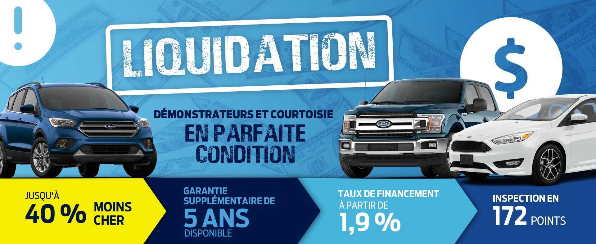 Liquidation démonstrateurs Liquidation démonstrateurs