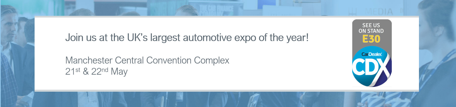 Join us at the UK's largest automotive expo of the year!
