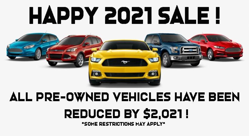 Happy 2021 Used Vehicle Sale Happy 2021 Used Vehicle Sale