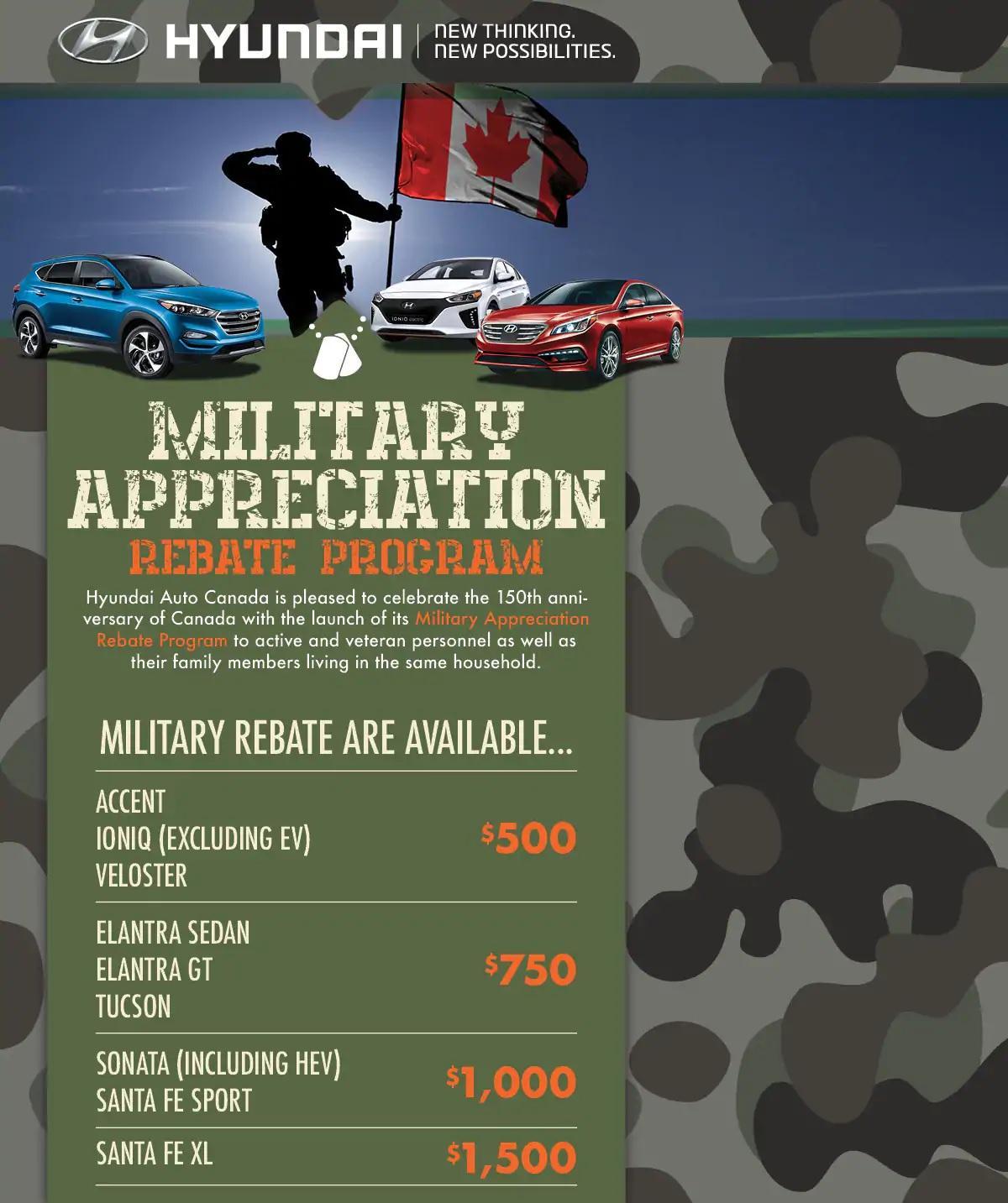 Hyundai Military Promotions image Hyundai Military Promotions image