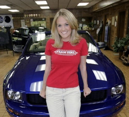 Carrie-Underwood-Ford-Mustang Carrie Underwood Ford Mustang
