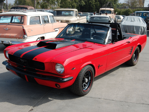 Charlie Sheen Ford Mustang