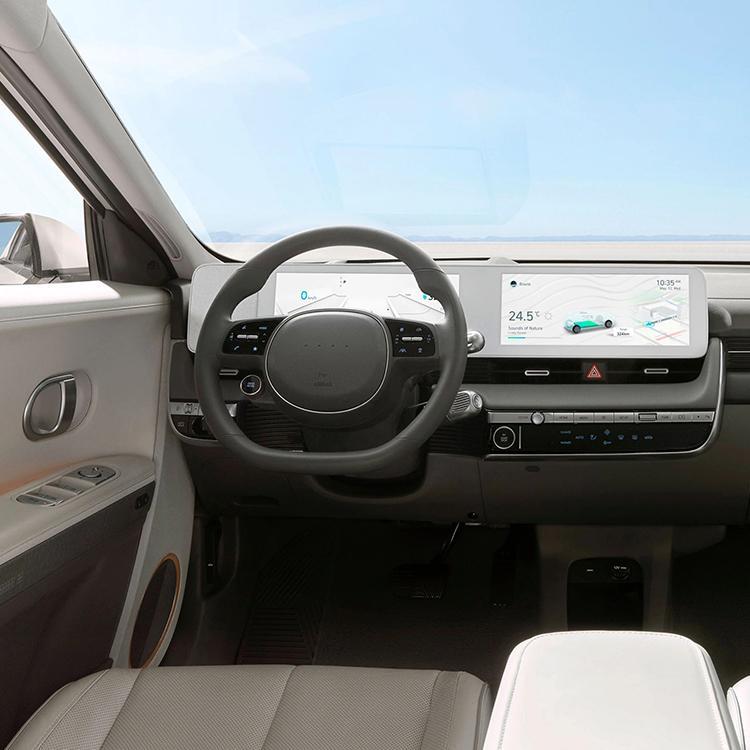 First Ever 2022 Hyundai Ioniq 5 Interior dashboard First Ever 2022 Hyundai Ioniq 5 Interior dashboard