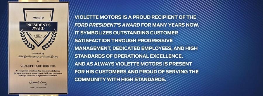 President's Award Violette Motors President's Award Violette Motors
