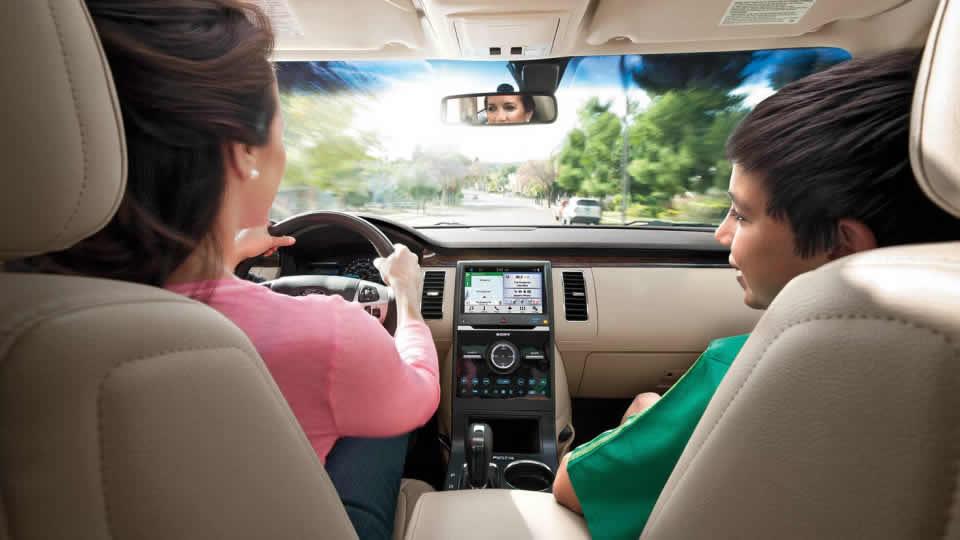 The 2017 Ford Flex Limited in Dune with leather-trimmed seats The 2017 Ford Flex Limited in Dune with leather-trimmed seats