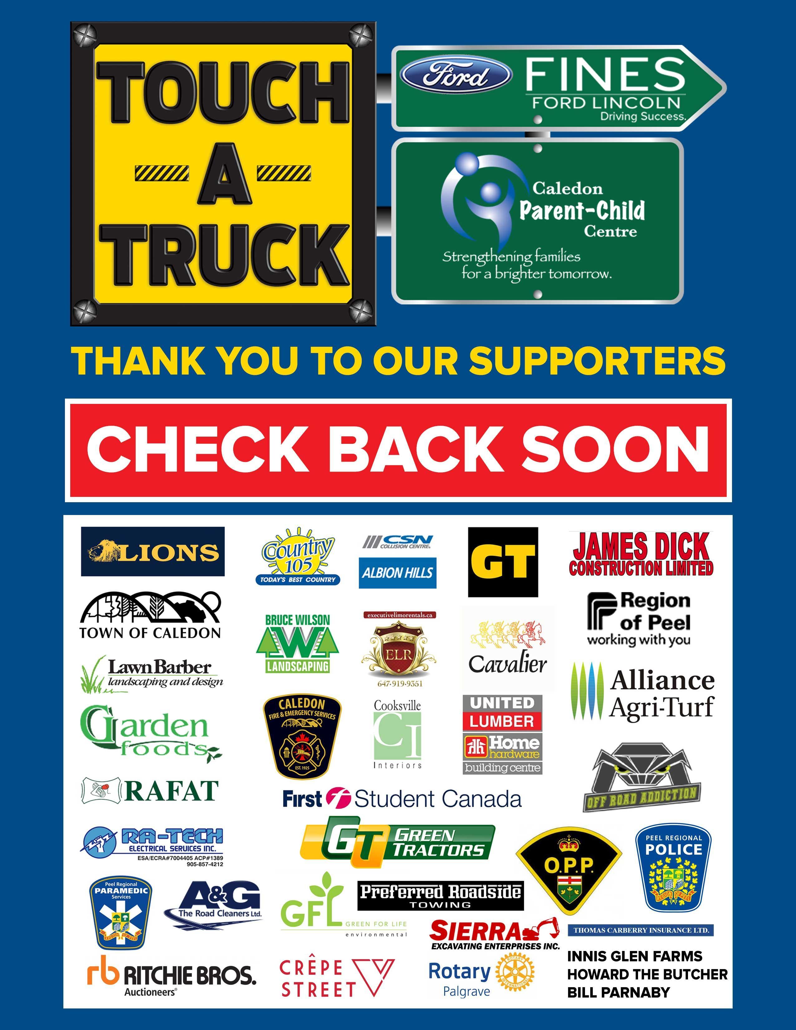 Touch a Truck Thank You