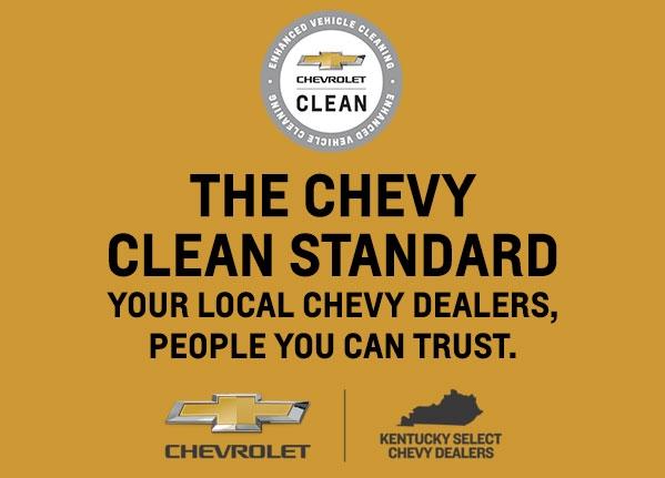 The Chevy Clean Standard | Kentucky Select Chevy Dealers