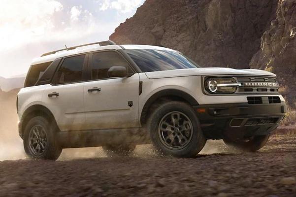 2022 Ford Bronco™ Sport on rocky terrain near mountains