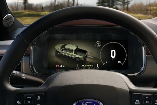 2021 Ford F-150 equipped with a 12-inch Digital Productivity Screen