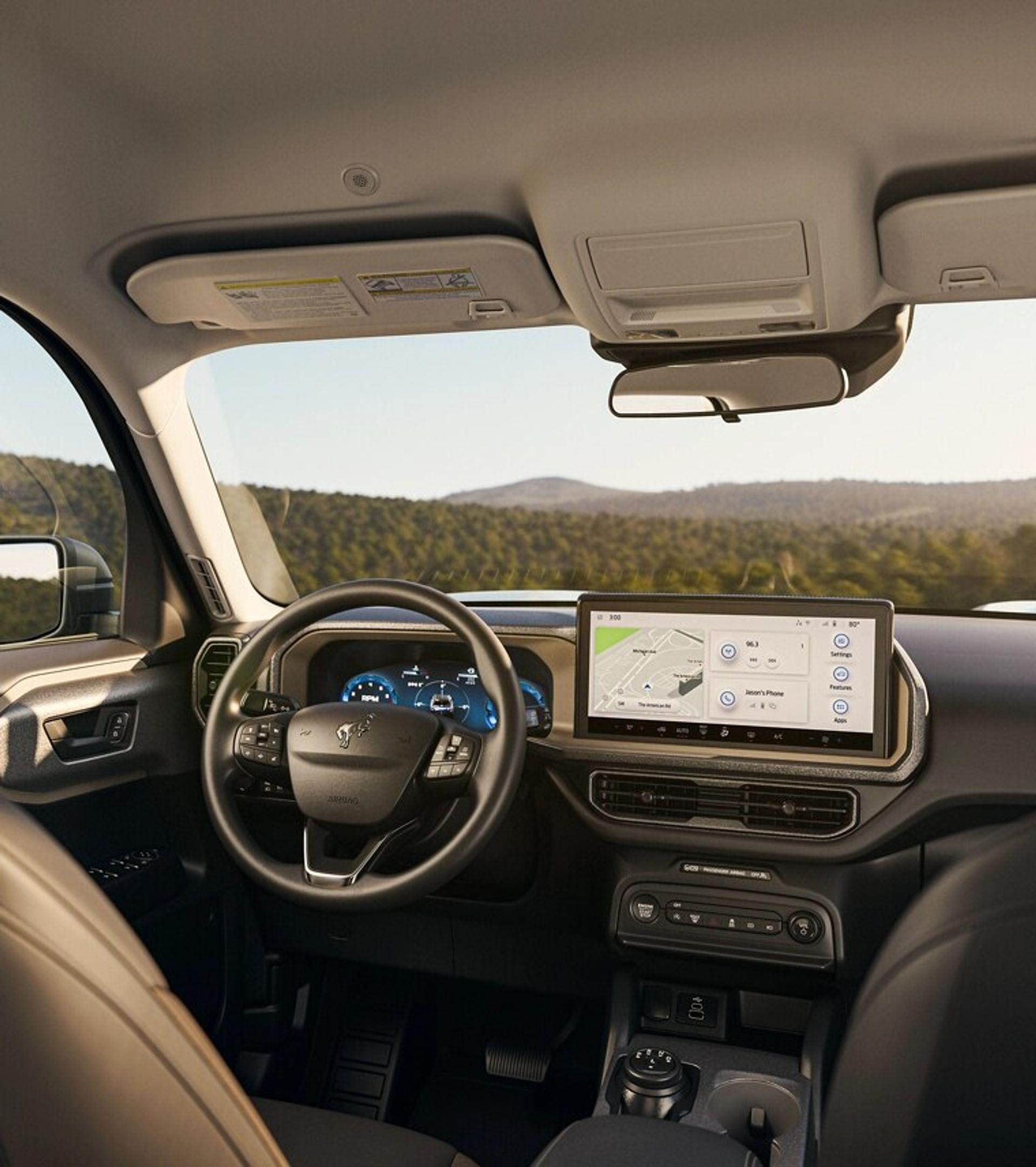 2025 Ford Bronco Sport® Largest in Its Class 13.2 in. Center Touchscreen