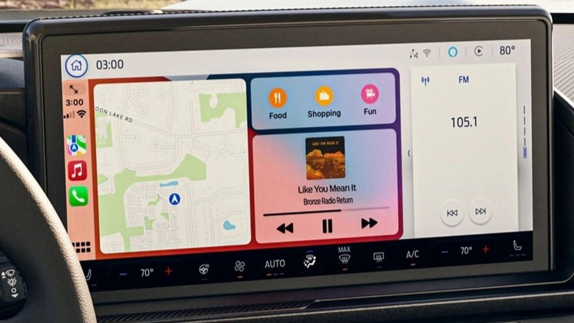 2025 Ford Bronco Sport® SYNC® 4 With Wireless Apple CarPlay® and Android Auto™ Compatibility