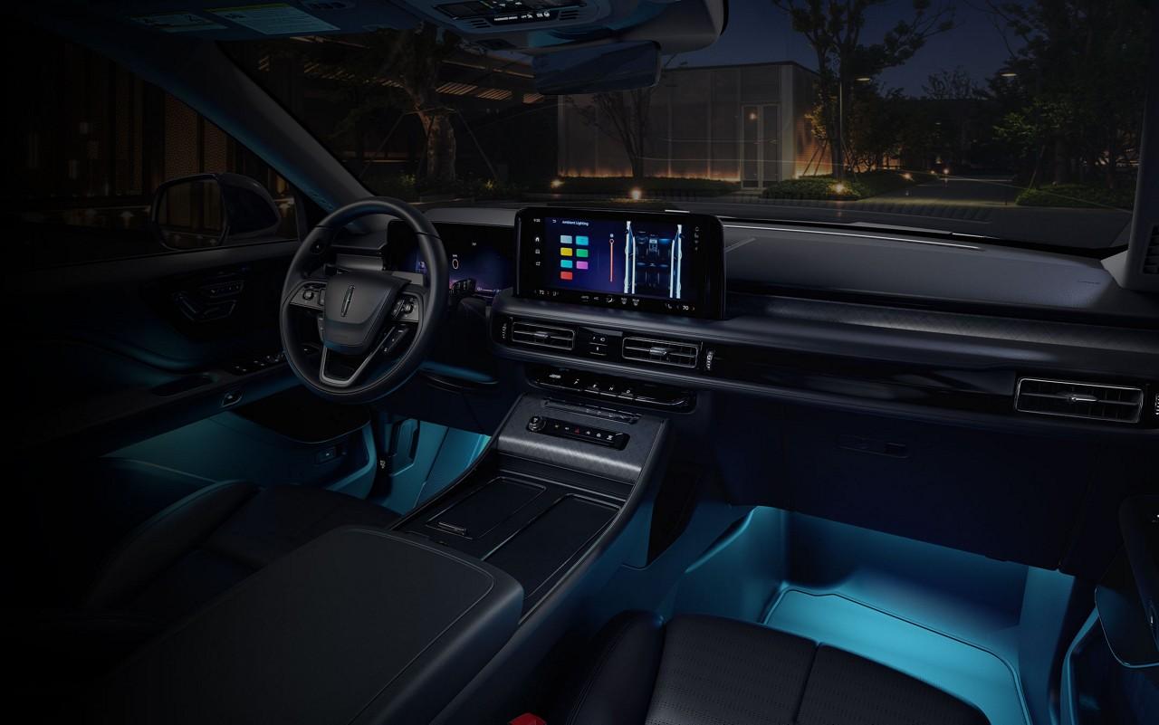 2025 Lincoln Aviator Available ambient lighting