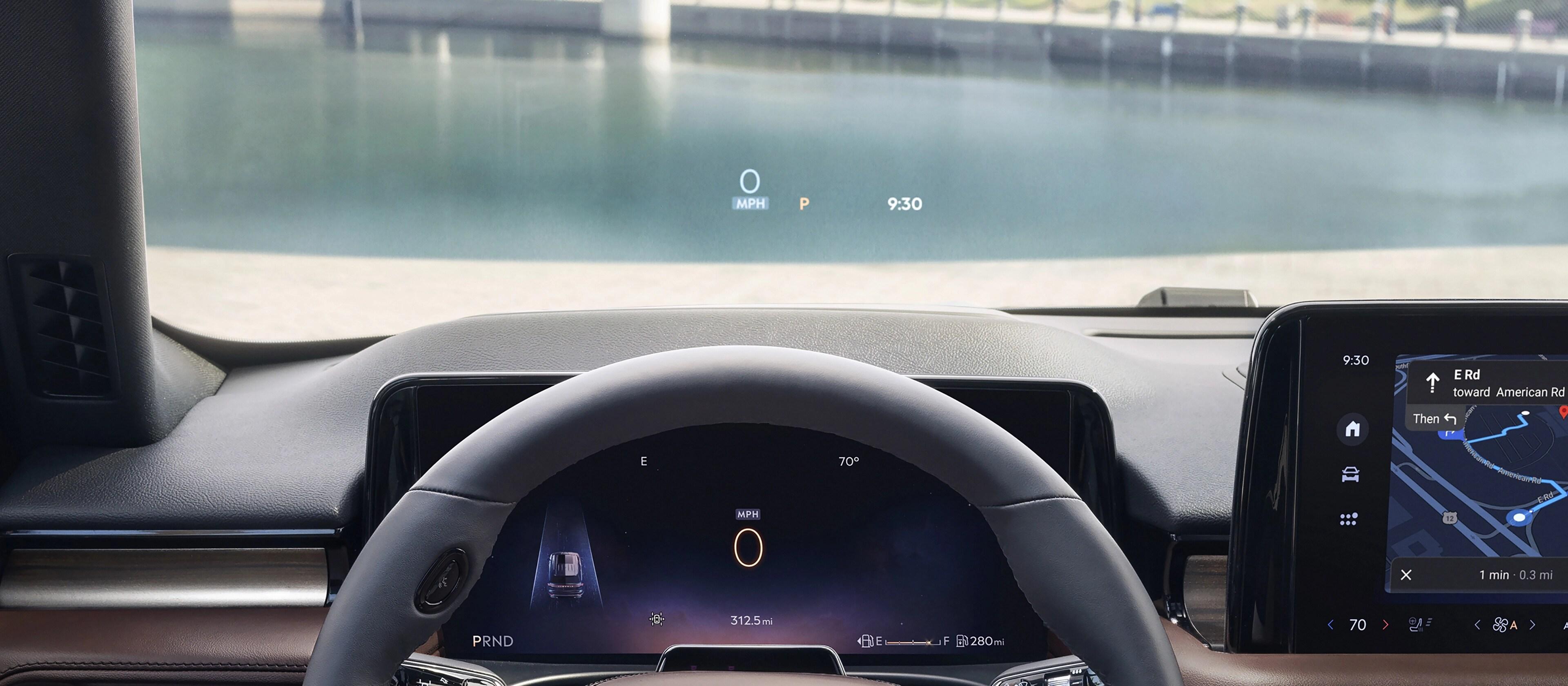 2025 Lincoln Head-up display