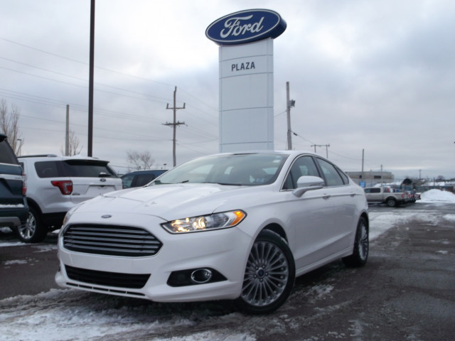 2016 Ford Fusion Anium White Platinum 2 0l I4 16v Gdi Dohc Turbo 2016 Ford Fusion Anium