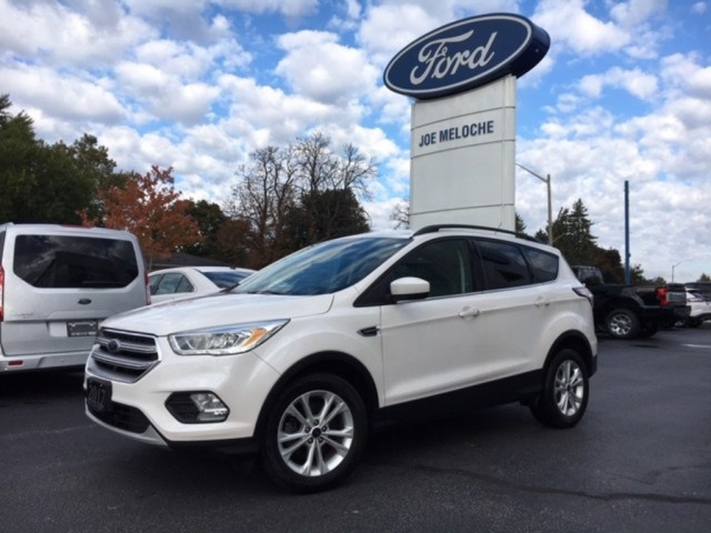 2017 Ford Escape Se White 1 5l I4 16v Gdi Dohc Turbo Joe Meloche 2017 Ford Escape Se