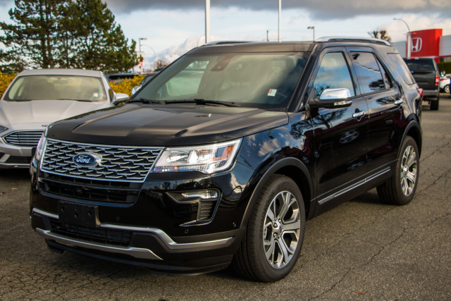 2019 Ford Explorer Platinum Agate Black, 3.5L EcoBoost® V6 Engine | MSA