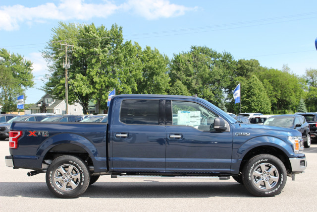 2019 Ford F-150 Xlt Blue Jeans, 5.0l Ti-vct V8 Engine With Auto Start 