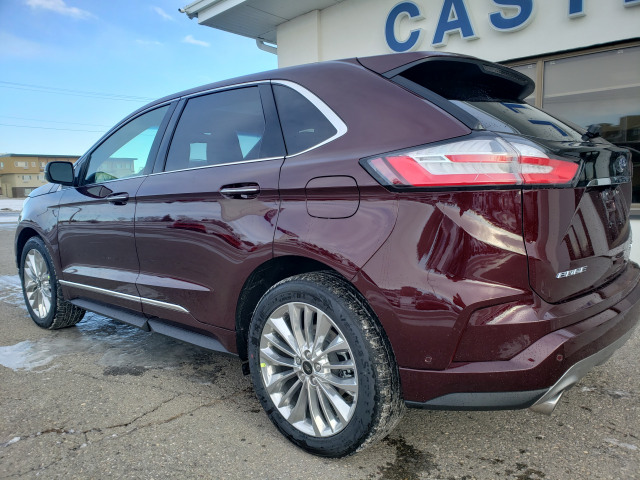 2020 Ford Edge Titanium Burgundy Velvet, Twin-Scroll 2.0L EcoBoost