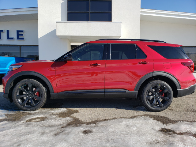 2020 Ford Explorer ST Rapid Red, 3.0L EcoBoost® V6 Engine with Auto