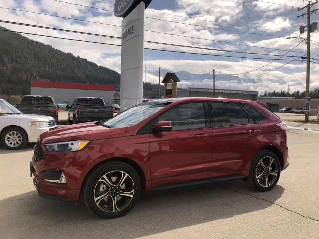 2020 Ford Edge ST Rapid Red, 2.7L V6 EcoBoost® Engine | Kokanee Ford Sales