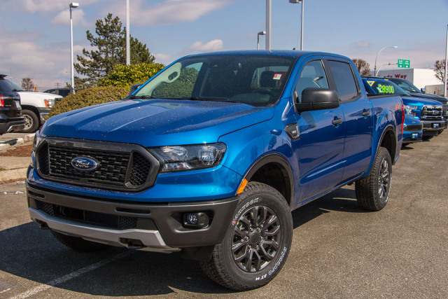 2020 Ford Ranger XLT Lightning Blue, 2.3L EcoBoost Engine with Auto