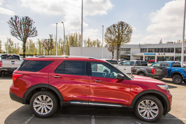 2020 Ford Explorer Limited Rapid Red 33l Hybrid Engine Msa Ford Sales