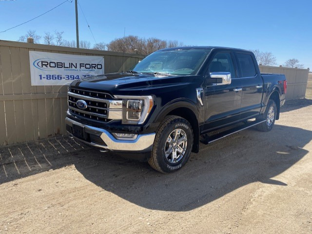 2021 Ford F 150 Lariat Agate Black 3 5l V6 Ecoboost With Auto Start Stop Technology Roblin Ford Sales Ltd