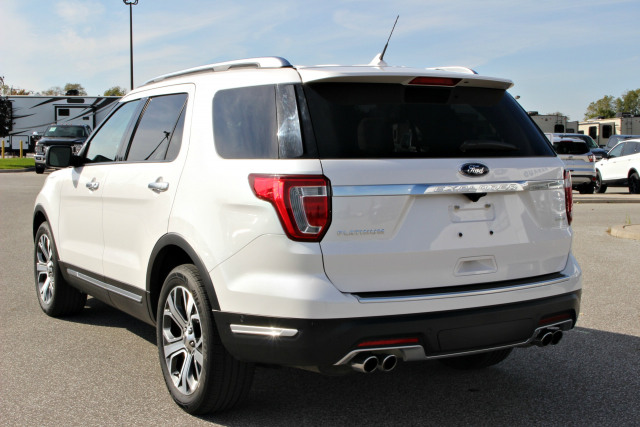 2018 Ford Explorer Platinum White Platinum, 3.5l Ecoboost® V6 Engine 