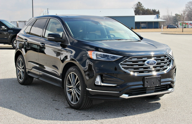 2019 Ford Edge Titanium Agate Black, Twin-Scroll 2.0-L EcoBoost® Engine ...