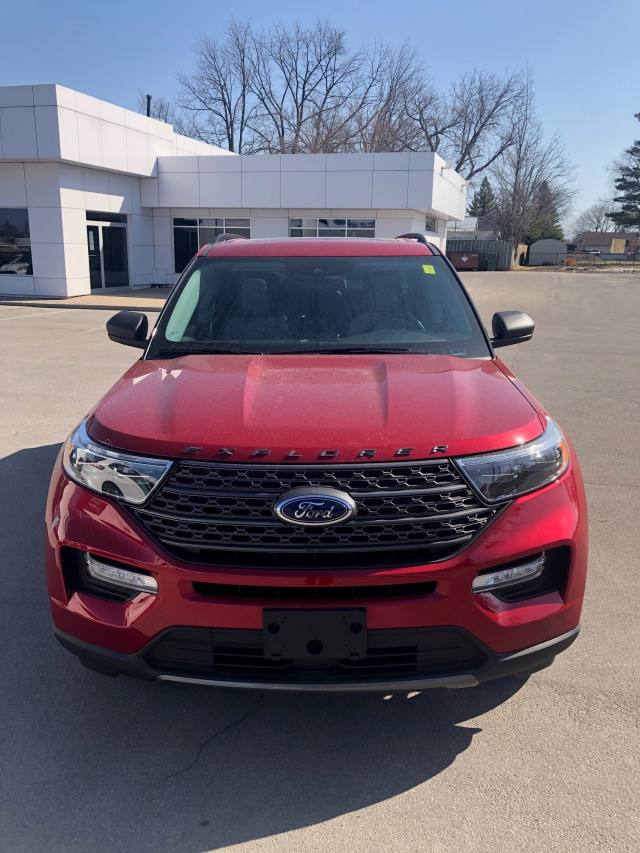 2021 Ford Explorer XLT Rapid Red, 2.3L EcoBoost® Engine | Moynes Ford Sales