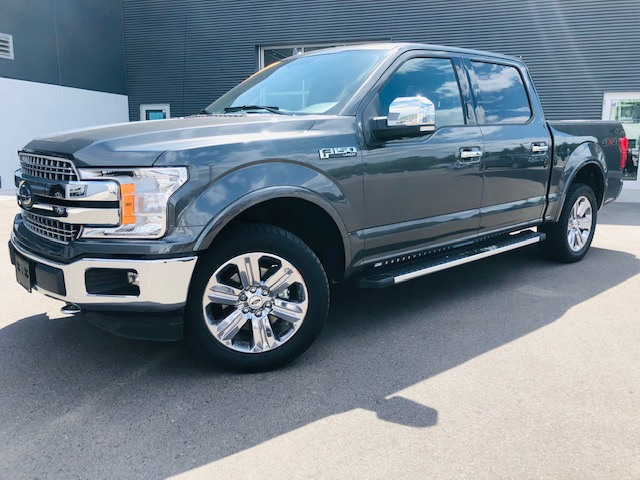 2018 Ford F-150 Lariat Gray, 2.7l v6 ecoboost | Kelowna Ford