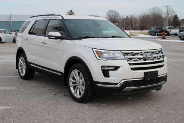 2018 Ford Explorer Limited White Platinum, 3.5L Ti-VCT V6 Engine ...