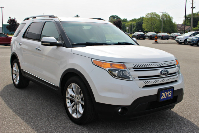 2013 Ford Explorer Limited White, 2.0L I4 16V GDI DOHC Turbo | Larry ...